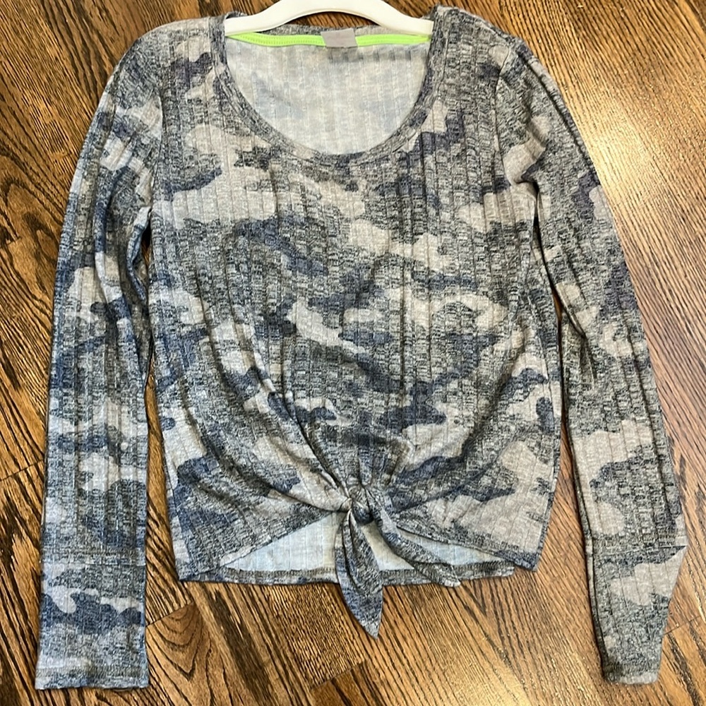 No Boundaries Long Sleeve Camo Shirt